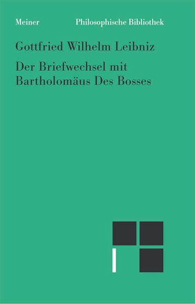 Produktbild: Der Briefwechsel mit Bartholom&auml;us Des Bosses