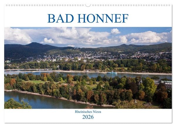 Produktbild: Bad Honnef - Rheinisches Nizza (Wandkalender 2026 DIN A2 quer), CALVENDO Monatskalender