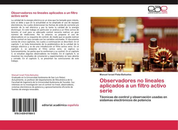 Produktbild: Observadores no lineales aplicados a un filtro activo serie