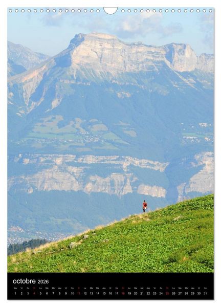 Produktbild: Trail Running Passion et &eacute;motion (Calendrier mural 2026 DIN A3 horizontal), CALVENDO calendrier mensuel