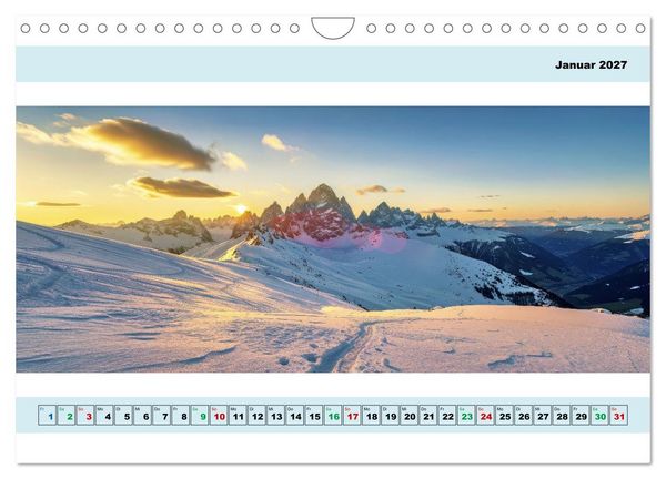 Produktbild: Alpen - Panorama - Mehr Aussicht geht nicht (Wandkalender 2027 DIN A4 quer), CALVENDO Monatskalender