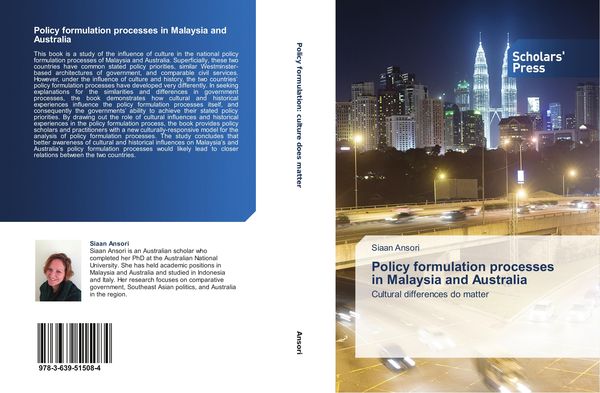 Produktbild: Policy formulation processes in Malaysia and Australia