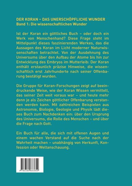 Produktbild: Der Koran &ndash; Das unersch&ouml;pfliche Wunder