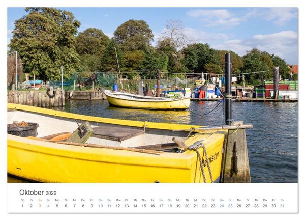 Produktbild: Fischersiedlung Holm an der Schlei (hochwertiger Premium Wandkalender 2026 DIN A2 quer), Kunstdruck in Hochglanz