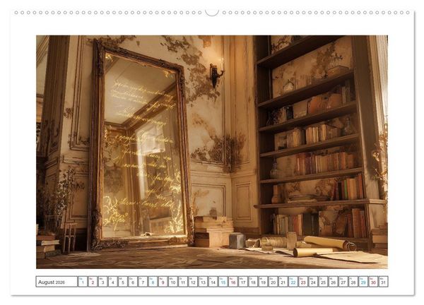 Produktbild: Magische Reflexionen (hochwertiger Premium Wandkalender 2026 DIN A2 quer), Kunstdruck in Hochglanz