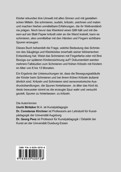 Produktbild: Fr&uuml;hes Schmieren und erste Kritzel - Anf&auml;nge der Kinderzeichnung