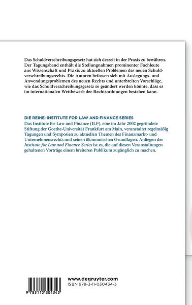 Produktbild: Das neue Schuldverschreibungsrecht