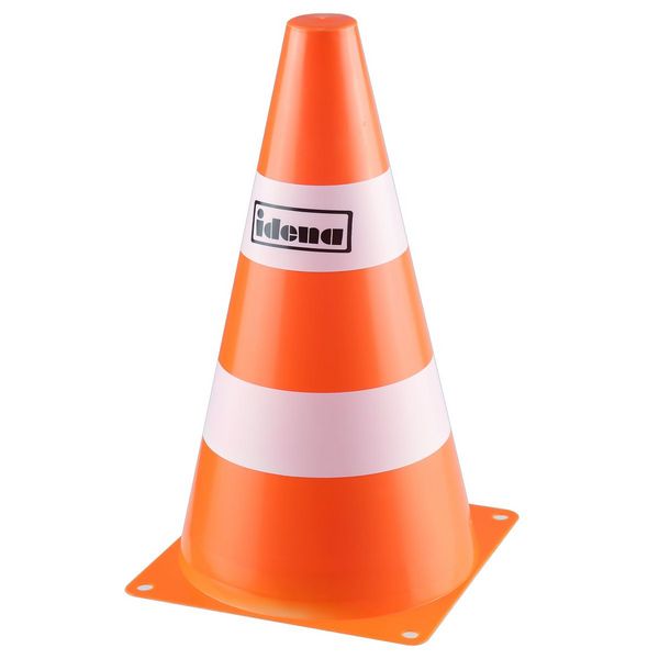 Produktbild: Idena Pylonen orange/wei&szlig; 24x13,5cm 4 St&uuml;ck