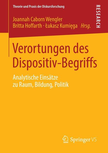 Produktbild: Verortungen des Dispositiv-Begriffs
