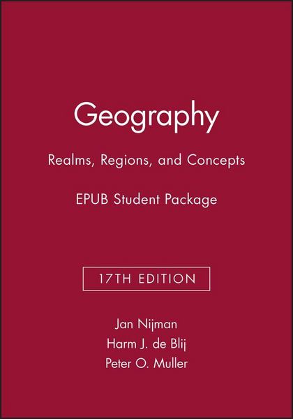 Produktbild: Geography: Realms, Regions, and Concepts, 17e Epub Student Package