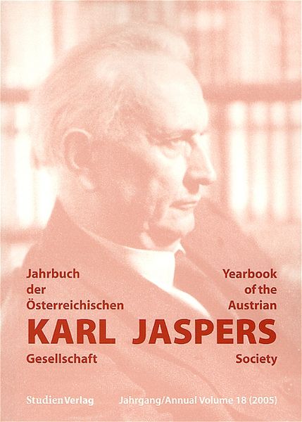 Jahrbuch der Österreichischen Karl-Jaspers-Gesellschaft 18/2005