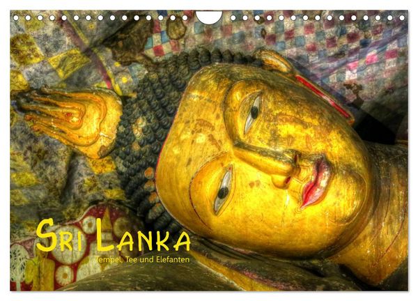 Sri Lanka - Tempel, Tee und Elefanten (Wandkalender 2026 DIN A4 quer), CALVENDO Monatskalender