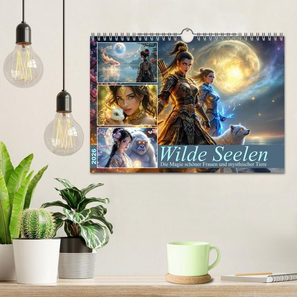 Produktbild: Wilde Seelen (Wandkalender 2026 DIN A4 quer), CALVENDO Monatskalender