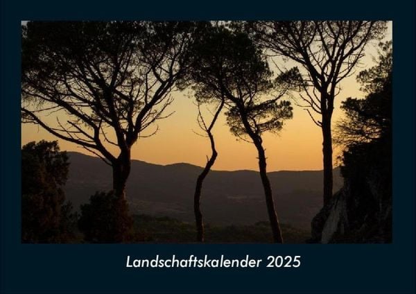 Produktbild: Landschaftskalender 2025 Fotokalender DIN A4