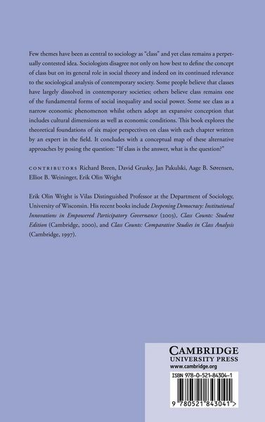 Produktbild: Approaches to Class Analysis