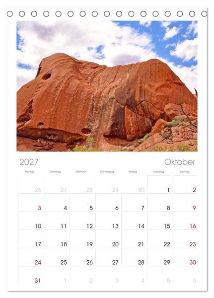 Produktbild: Faszination Australien - eine Traumreise (Tischkalender 2027 DIN A5 hoch), CALVENDO Monatskalender