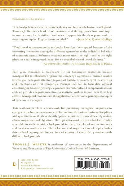 Produktbild: Managerial Economics