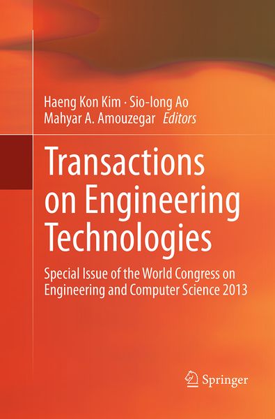 Produktbild: Transactions on Engineering Technologies