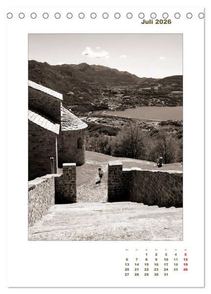 Produktbild: Romanische Kleinodien (Tischkalender 2026 DIN A5 hoch), CALVENDO Monatskalender