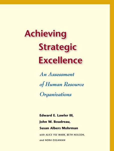 Produktbild: Achieving Strategic Excellence