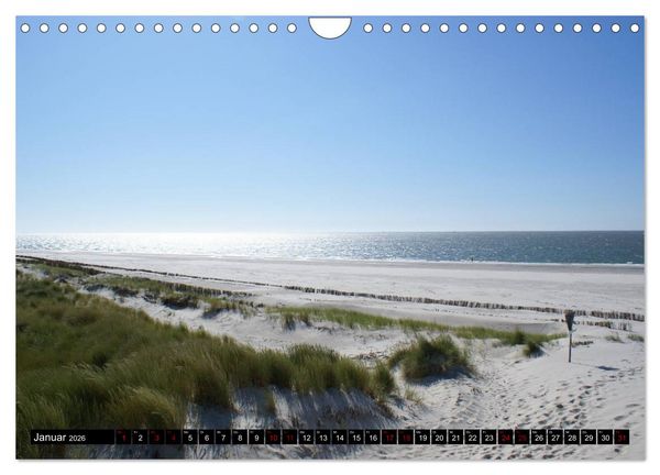 Produktbild: Entlang der Nordseek&uuml;ste (Wandkalender 2026 DIN A4 quer), CALVENDO Monatskalender