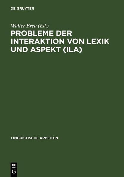 Produktbild: Probleme der Interaktion von Lexik und Aspekt (ILA)