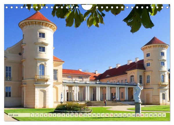 Produktbild: K&ouml;niglich Preu&szlig;ische Schl&ouml;sser und G&auml;rten in Berlin und Brandenburg (Wandkalender 2026 DIN A4 quer), CALVENDO Monatskalender