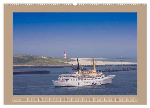 Produktbild: Helgoland,Deutschlands rote Felsen (Wandkalender 2027 DIN A2 quer), CALVENDO Monatskalender