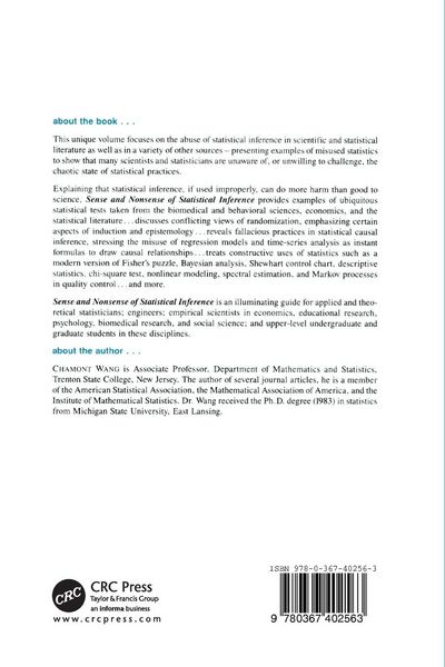 Produktbild: Sense and Nonsense of Statistical Inference