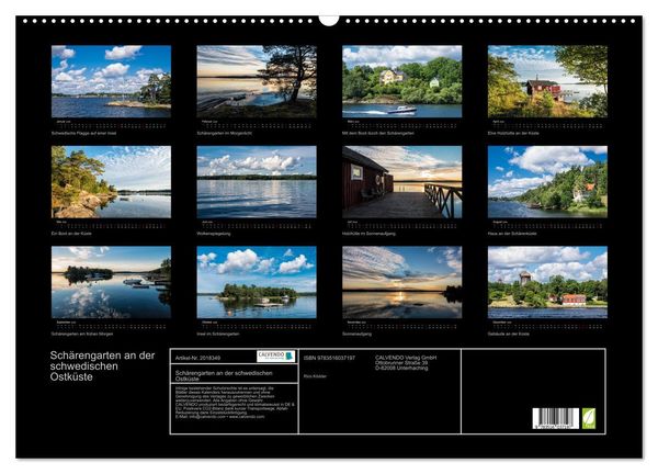 Produktbild: Sch&auml;rengarten an der schwedischen Ostk&uuml;ste (Wandkalender 2026 DIN A2 quer), CALVENDO Monatskalender