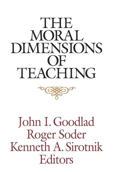 Produktbild: The Moral Dimensions of Teaching
