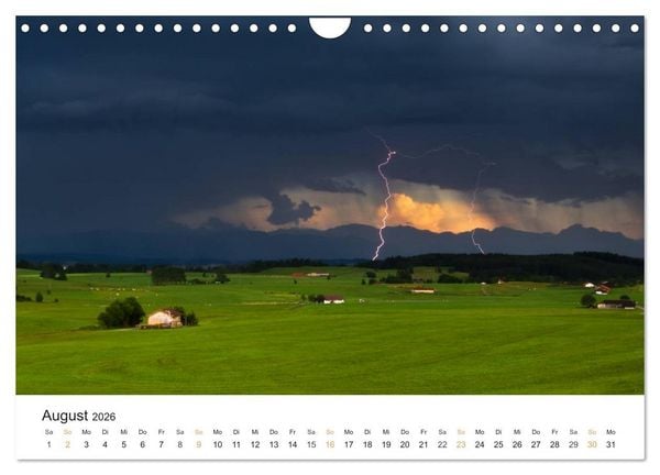Produktbild: Faszination Gewitter (Wandkalender 2026 DIN A4 quer), CALVENDO Monatskalender