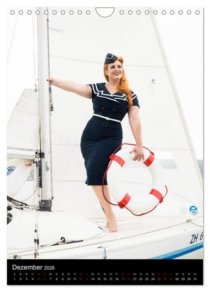 Produktbild: Schiff Ahoi - Swiss Sailor Babes (Wandkalender 2026 DIN A4 hoch), CALVENDO Monatskalender