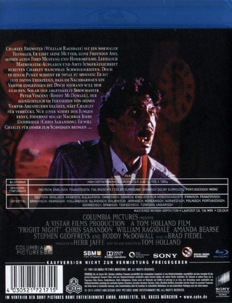 Produktbild: Die rabenschwarze Nacht - Fright Night
