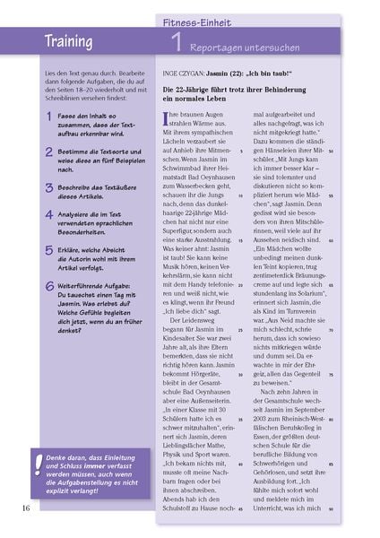 Textgebundener Aufsatz Texte Zum üben Kostenlos Königs Fitness: Textgebundener Aufsatz – TGA – Klasse 8-10 – Realschule