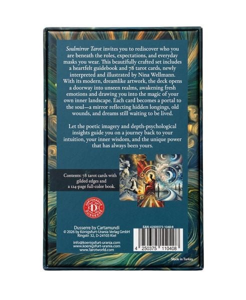 Produktbild: Soulmirror Tarot GB - 78 Cards + Book- (Soul Path, sensitive tarot cards)