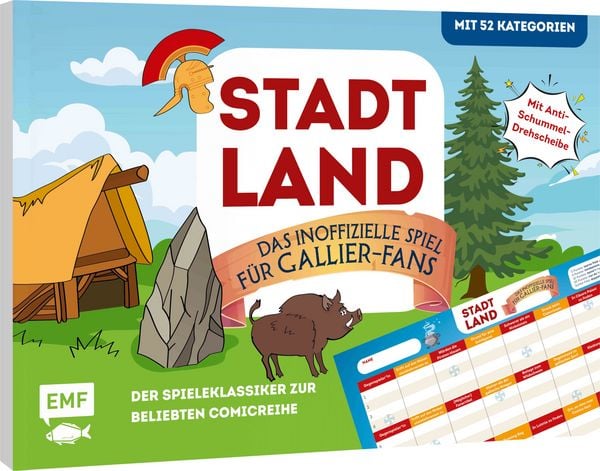 Produktbild: Stadt, Land, das inoffizielle Spiel f&uuml;r Gallier-Fans &ndash; Der Spieleklassiker zur beliebten Comicreihe