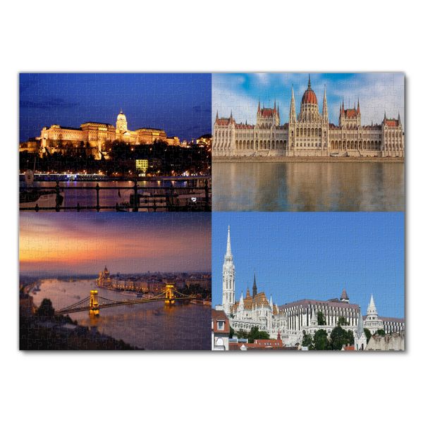 Produktbild: Lais Puzzle Collage Budapest 1000 Teile