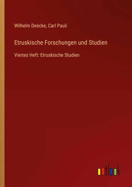 Produktbild: Etruskische Forschungen und Studien