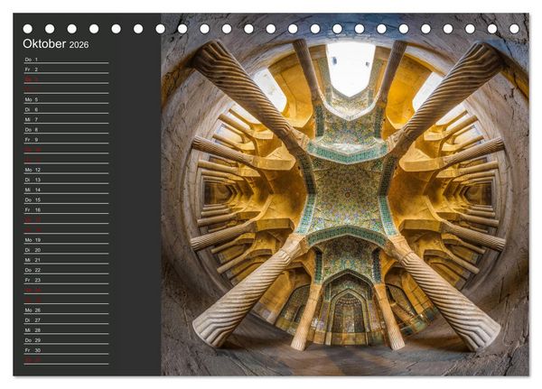 Produktbild: Orientalische Architektur - Verzaubernd (Tischkalender 2026 DIN A5 quer), CALVENDO Monatskalender
