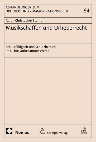 Produktbild: Musikschaffen und Urheberrecht