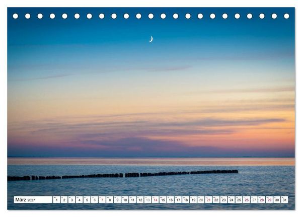 Produktbild: Insel R&uuml;gen - Meine wilde Ostsee-Romanze (Tischkalender 2027 DIN A5 quer), CALVENDO Monatskalender