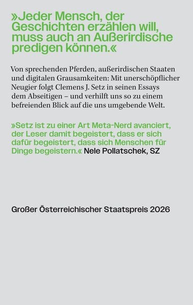 Produktbild: Die Fortf&uuml;hrung der Poesie mit anderen Mitteln