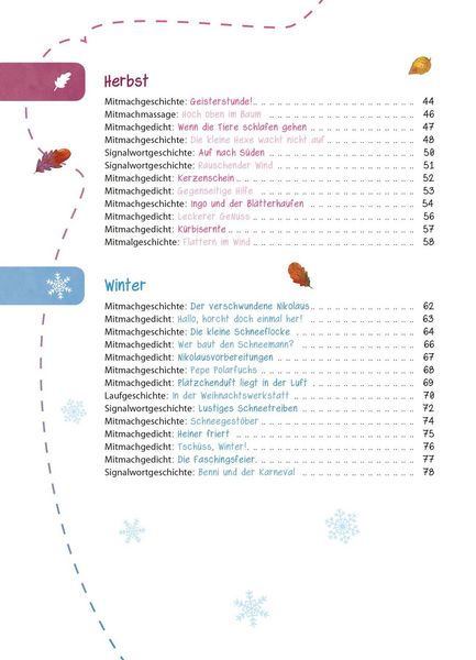 Produktbild: Das Kita-Jahreszeitenbuch: Mitmachgeschichten & Mitmachgedichte