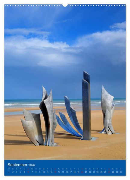 Produktbild: Impressionen aus der Normandie (hochwertiger Premium Wandkalender 2026 DIN A2 hoch), Kunstdruck in Hochglanz