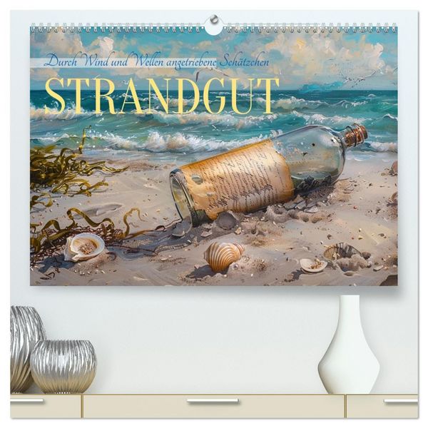 Produktbild: Strandgut (hochwertiger Premium Wandkalender 2026 DIN A2 quer), Kunstdruck in Hochglanz
