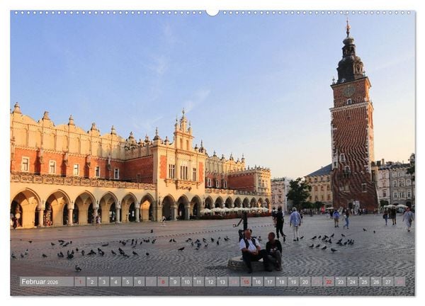 Produktbild: Faszinierendes Krakau (Wandkalender 2026 DIN A2 quer), CALVENDO Monatskalender