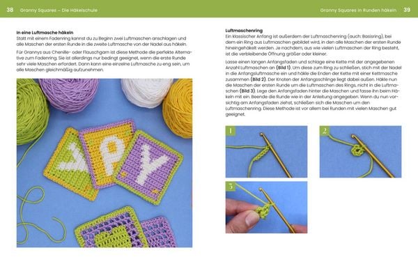 Produktbild: Granny Squares &ndash; Die H&auml;kelschule