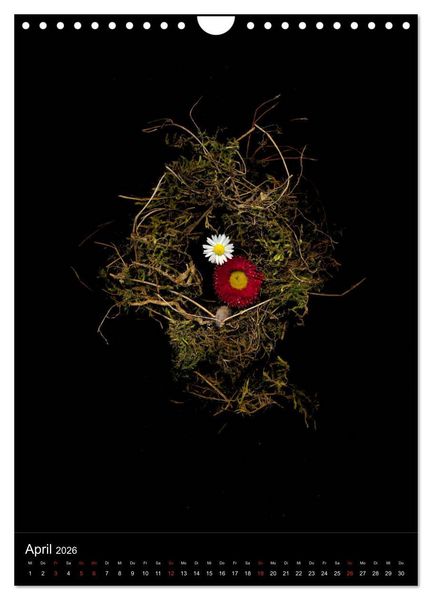 Produktbild: Blumen bei Nacht (Wandkalender 2026 DIN A4 hoch), CALVENDO Monatskalender