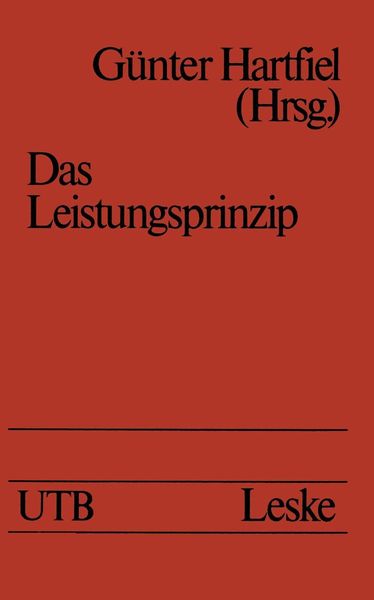 Produktbild: Das Leistungsprinzip